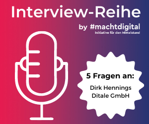 Interview-Reihe „5 Fragen an…“: Dirk Hennings von ditale GmbH