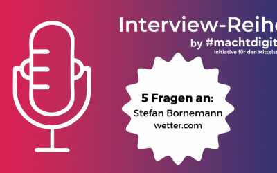Interview-Reihe „5 Fragen an…“: Stefan Bornemann von wetter.com