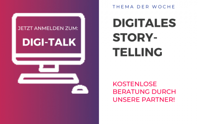 Thema Nr. 4 beim Digi-Talk: Storytelling